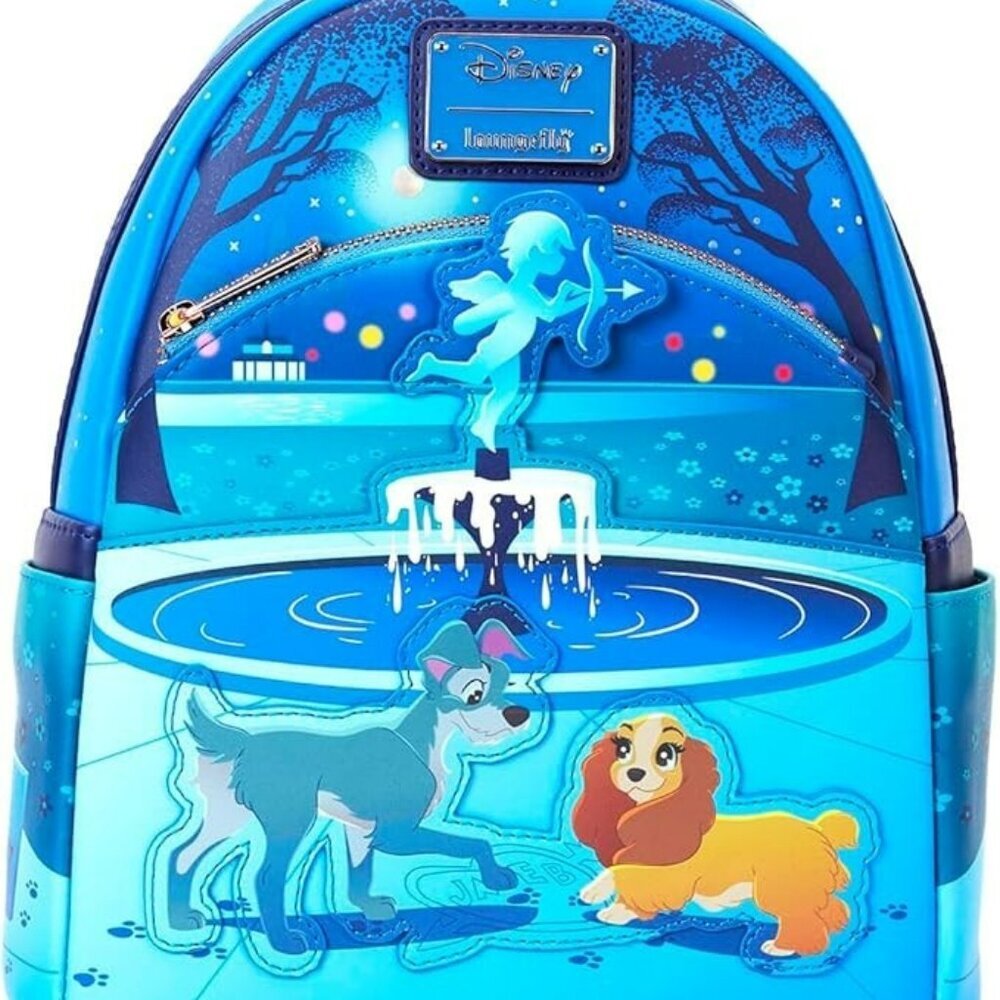 Loungefly Disney Lady and The Tramp 70th Anniversary Mini Backpack NWT​